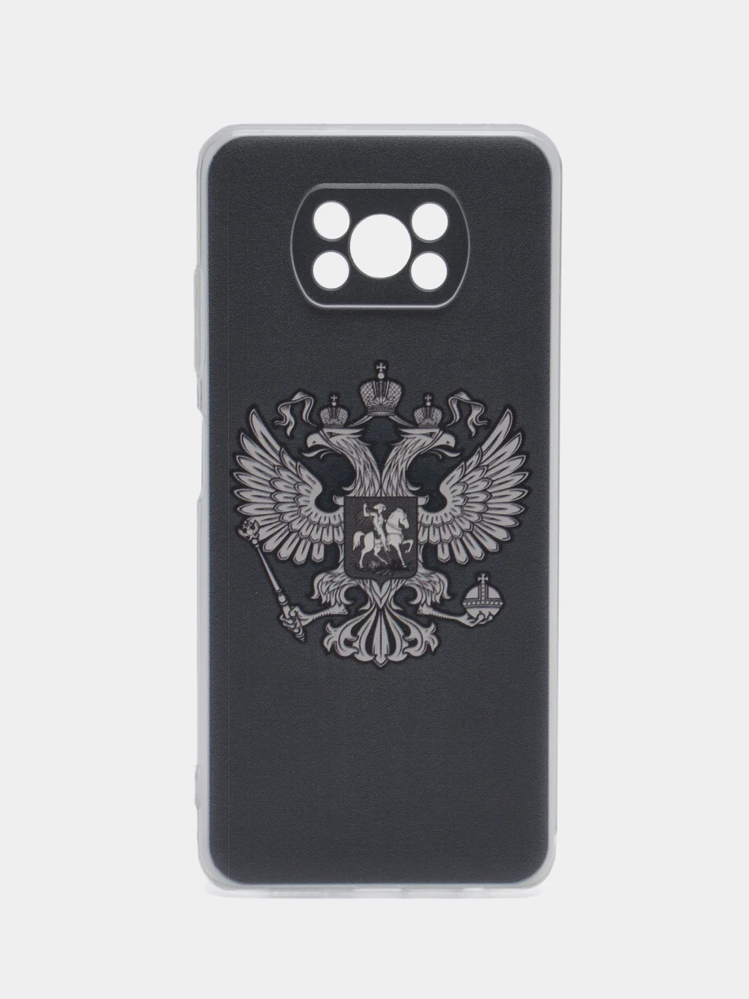 Приглушённый хаки силиконовый чехол на Xiaomi Poco X3/X3 Pro / Сяоми Poco X3/Х3 Про прозрачный, с рисунком