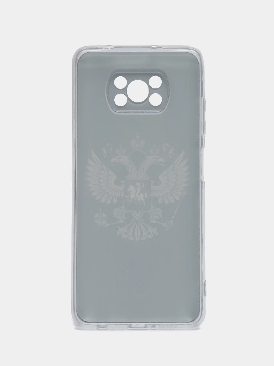 Приглушённый хаки силиконовый чехол на Xiaomi Poco X3/X3 Pro / Сяоми Poco X3/Х3 Про прозрачный, с рисунком