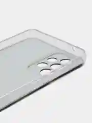 Медный силиконовый чехол на Samsung Galaxy A32 / Самсунг А32 прозрачный с рисунком, защита камеры