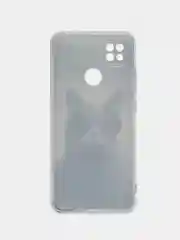 Синий меланж силиконовый чехол на Xiaomi Redmi 9C / Сяоми Редми 9С прозрачный с рисунком, защита камеры