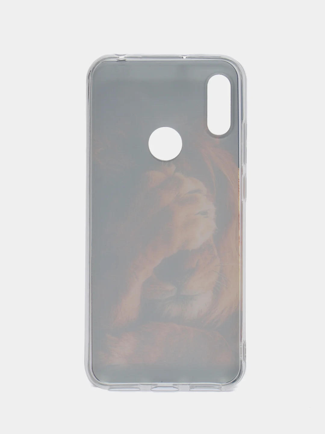 Светло-бежевый силиконовый чехол на Honor 8A/8A Pro/Huawei Y6 2019/Y6s / Хонор 8А прозрачный, с рисунком