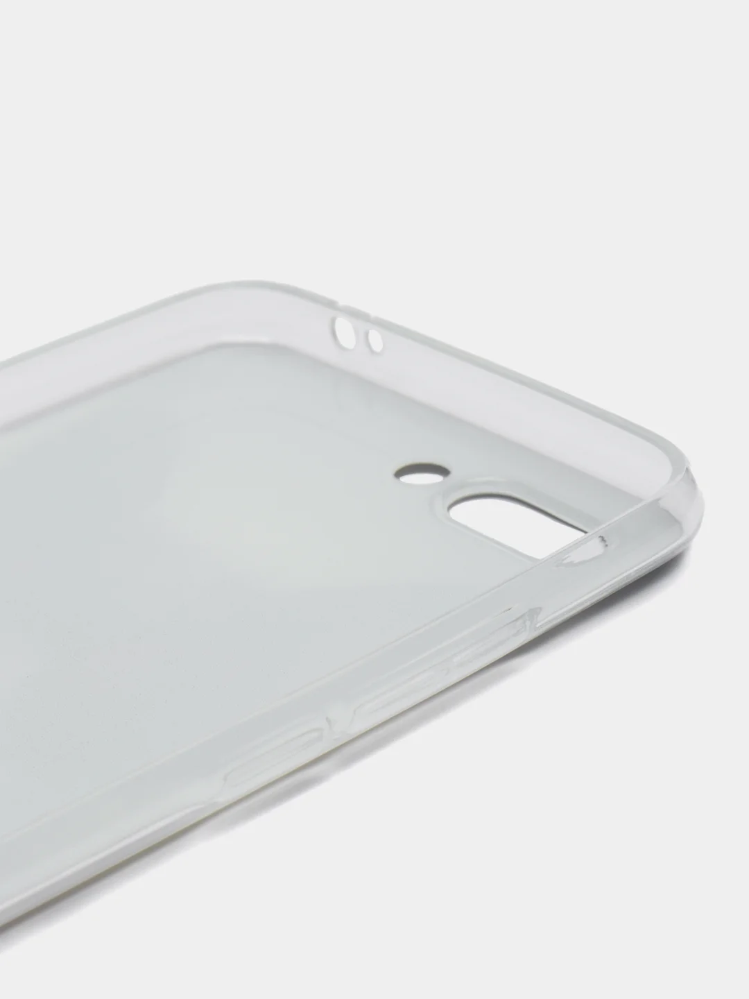 Синий меланж силиконовый чехол на Honor 10 / Хонор 10 прозрачный, с рисунком, защита камеры