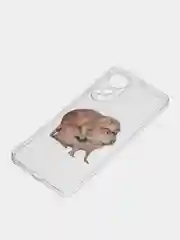 Бежевый чехол на Huawei Nova 9/Honor 50 / Хуавей Нова 9/Хонор 50 прозрачный, с рисунком