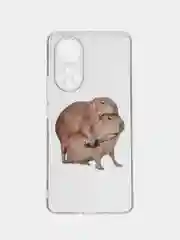 Бежевый чехол на Huawei Nova 9/Honor 50 / Хуавей Нова 9/Хонор 50 прозрачный, с рисунком