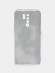 Песочный хаки силиконовый чехол на Xiaomi Redmi 9 / Сяоми Редми 9 прозрачный, с рисунком, защита камеры