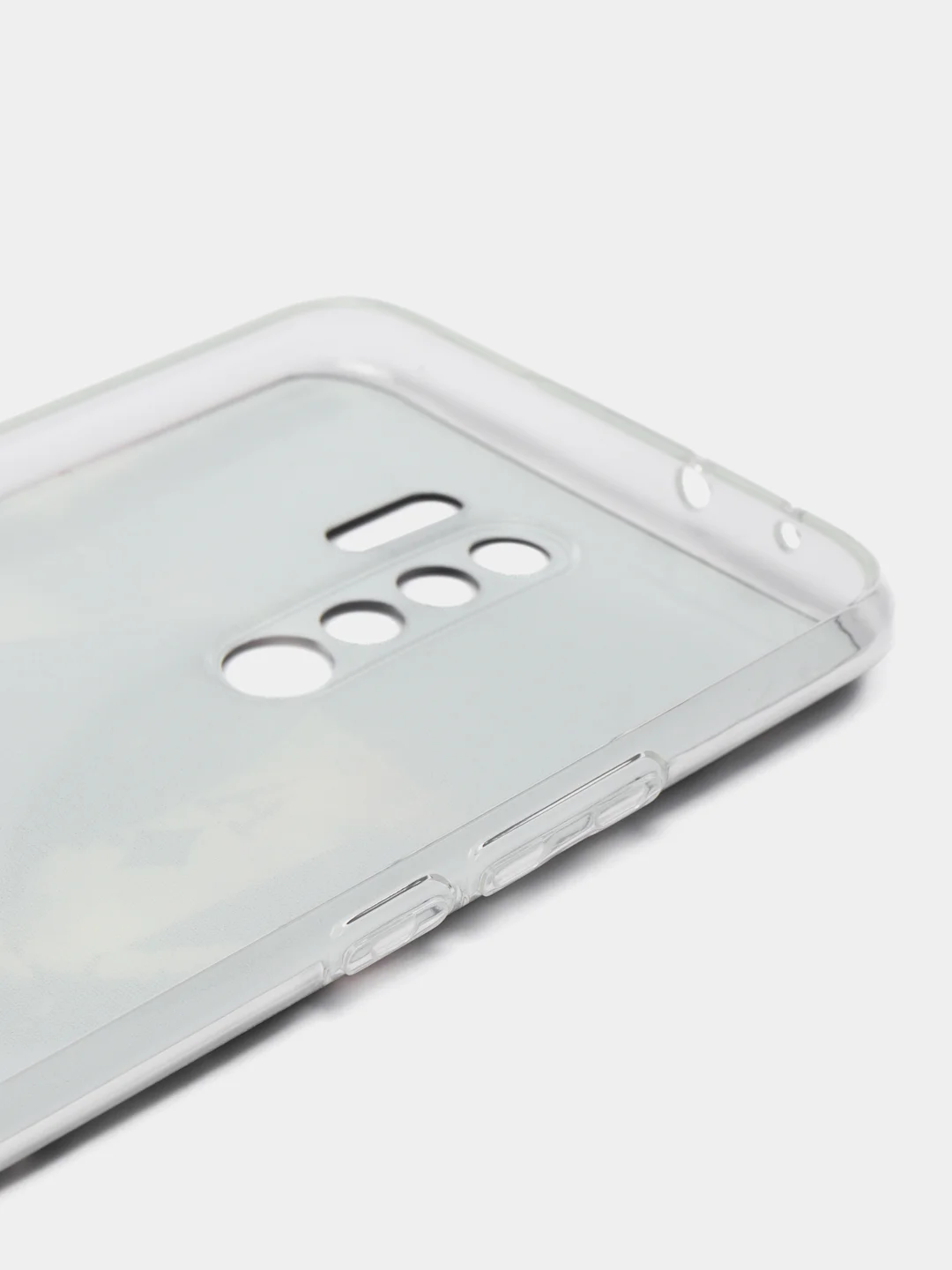 Песочный хаки силиконовый чехол на Xiaomi Redmi 9 / Сяоми Редми 9 прозрачный, с рисунком, защита камеры