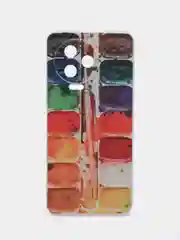 Бордовый чехол на Infinix Note 12 Pro 4G/Note 12 2023 / Инфиникс Нот 12 2023 прозрачный, с рисунком