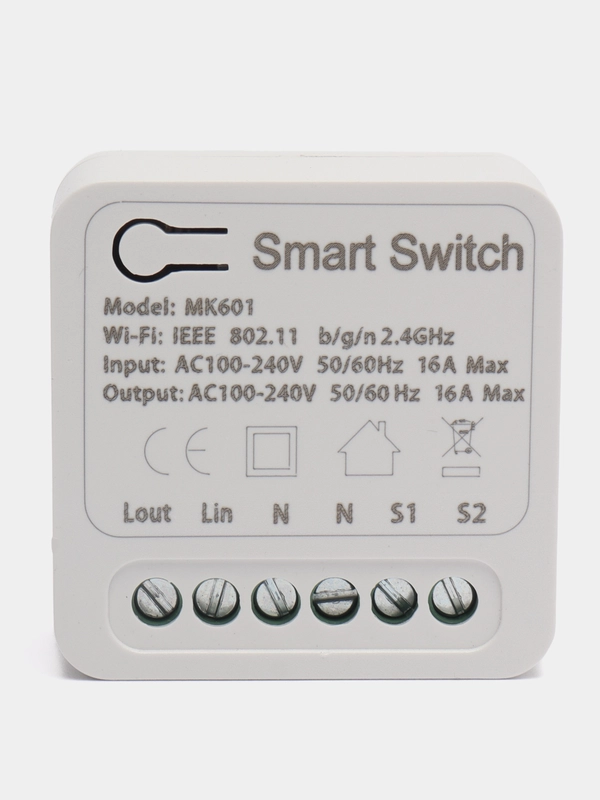 Wi-Fi реле беспроводного дистанционного управления, умный дом, Smart Switch, Tuya, Алиса