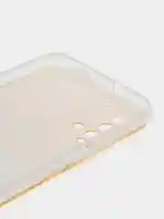 Горчичный силиконовый чехол на Xiaomi Redmi 9T / Редми 9Т прозрачный, с рисунком, защита камеры