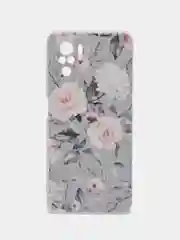 Кораллово-розовый чехол на Xiaomi Redmi Note 10/Note 10S/Poco M5s / Сяоми Редми Нот 10/10С с рисунком