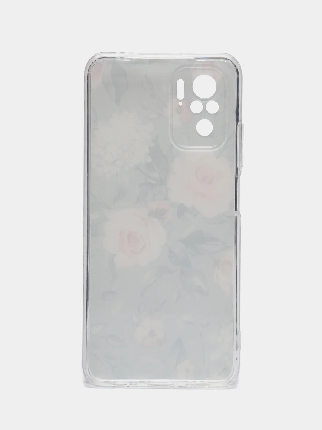 Кораллово-розовый чехол на Xiaomi Redmi Note 10/Note 10S/Poco M5s / Сяоми Редми Нот 10/10С с рисунком