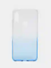 Голубой чехол на Xiaomi Redmi Note 6, силиконовый