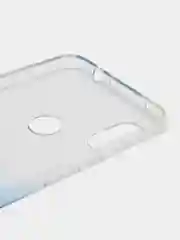 Голубой чехол на Xiaomi Redmi Note 6, силиконовый