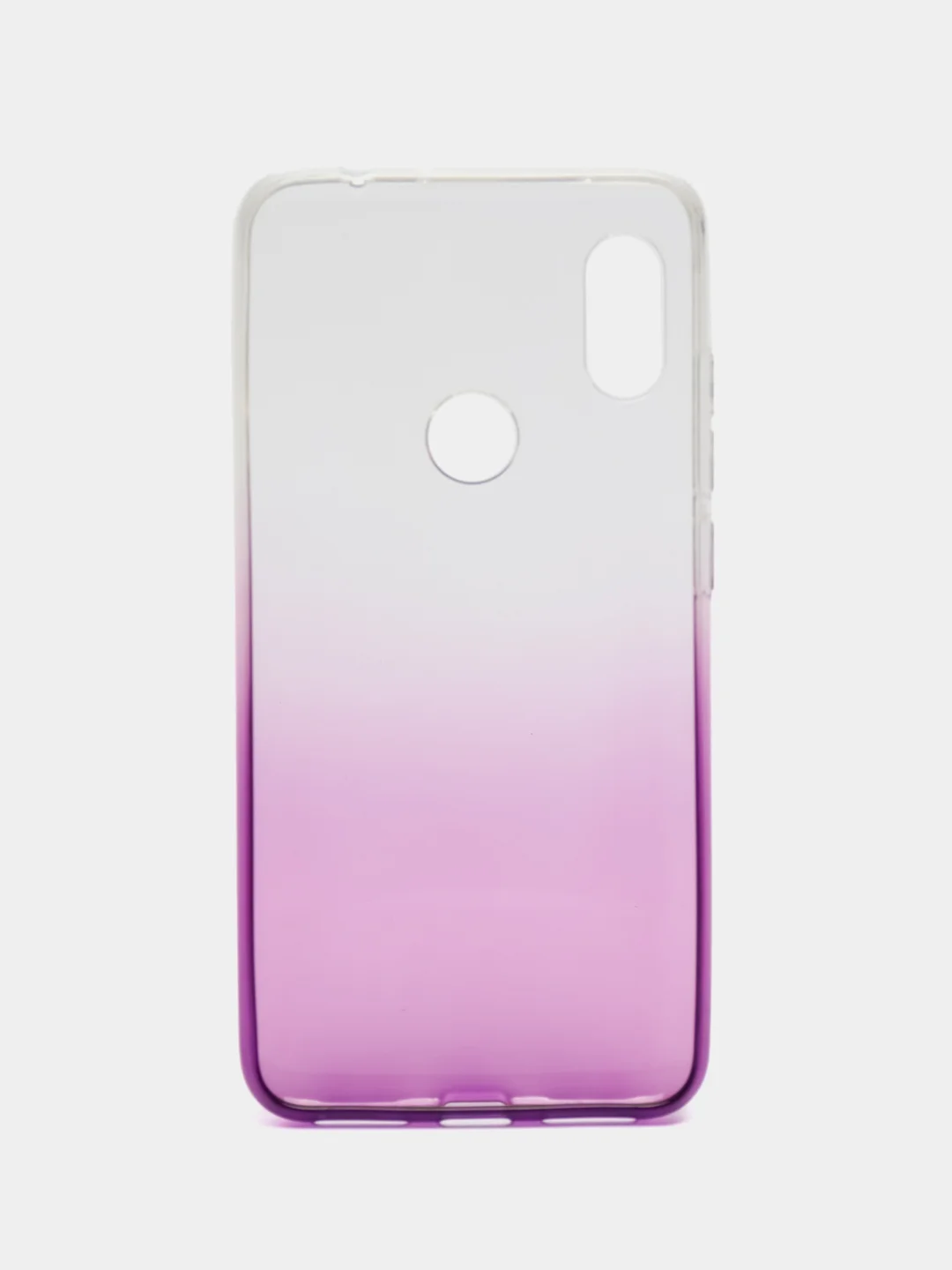 Фиолетовый чехол на Xiaomi Redmi Note 6, силиконовый
