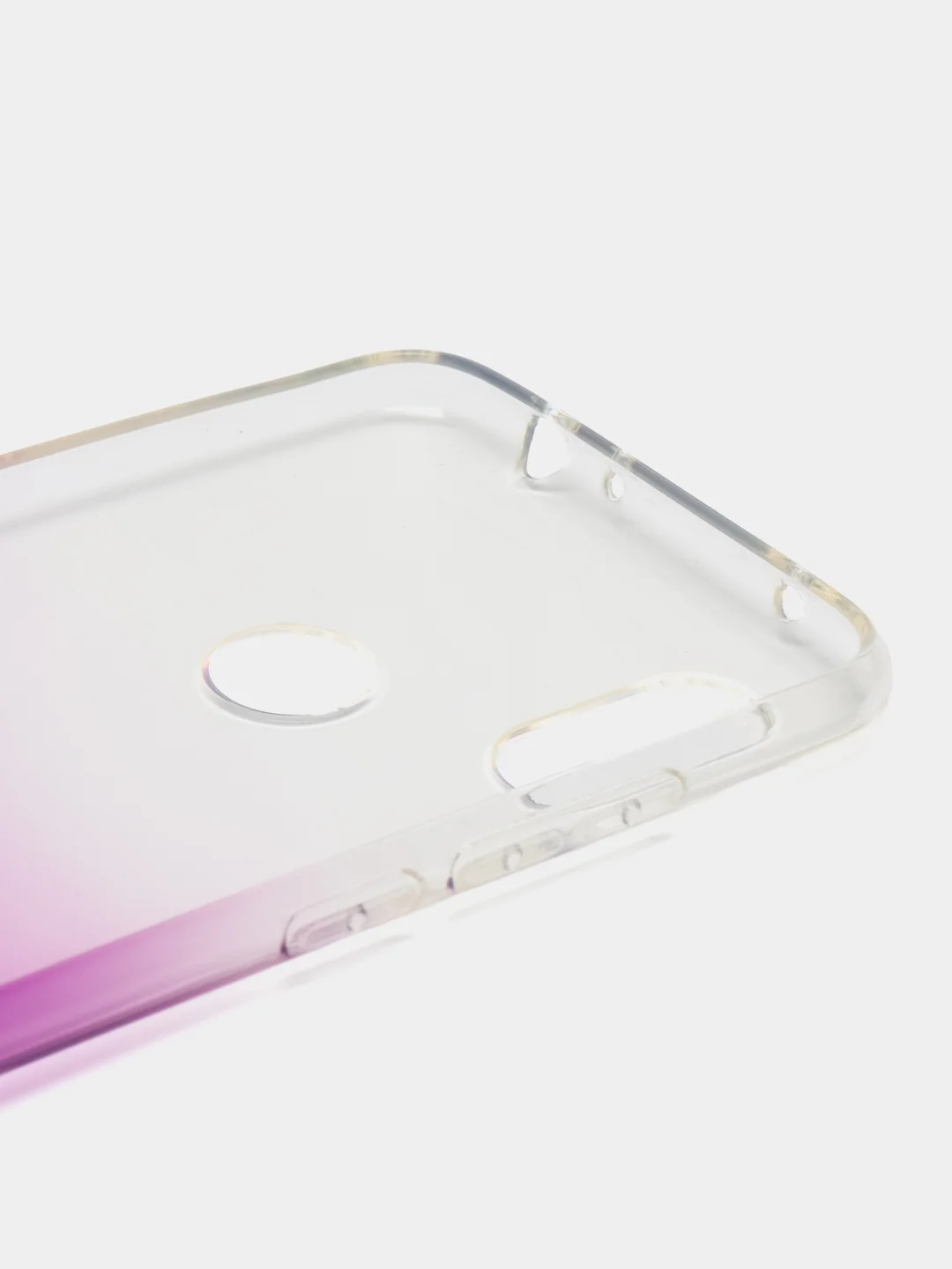 Фиолетовый чехол на Xiaomi Redmi Note 6, силиконовый
