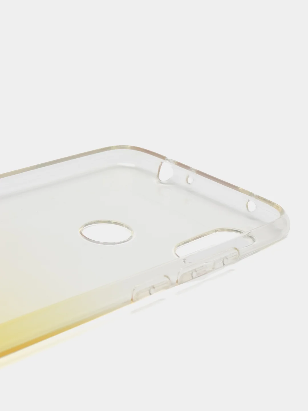 Желтый чехол на Xiaomi Redmi Note 6, силиконовый