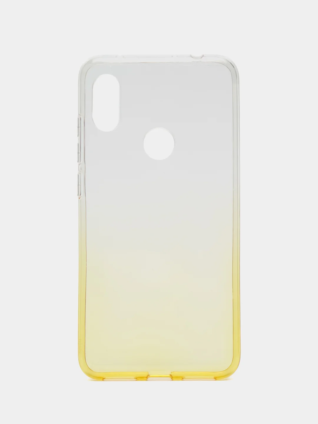 Желтый чехол на Xiaomi Redmi Note 6, силиконовый