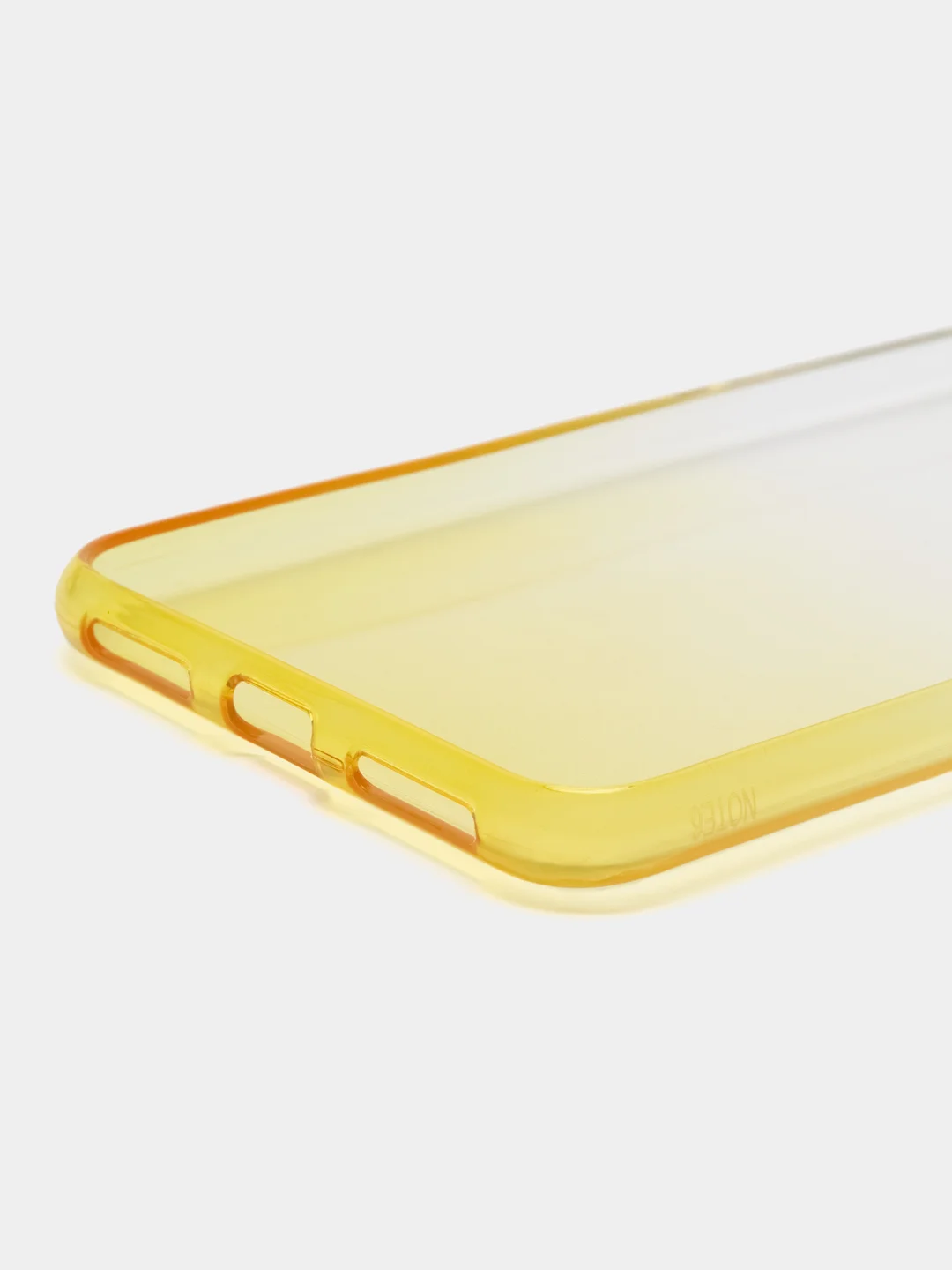 Желтый чехол на Xiaomi Redmi Note 6, силиконовый