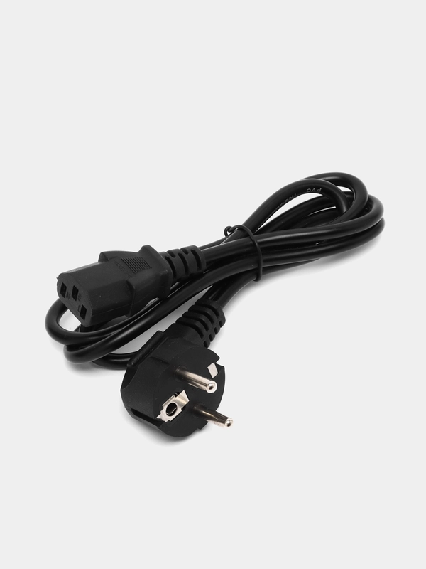 Универсальный кабель питания с заземлением Euro, 250V, 10A-16А - 1,2 м / 1,5 м