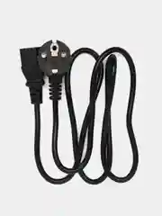 Универсальный кабель питания с заземлением Euro, 250V, 10A-16А - 1,2 м / 1,5 м