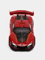Красный машина металлическая McLaren 1:24 с дымом W96022