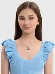 Фиолетовый цепочки парные для влюбленных, друзей "Радуга", "Best Friends", 40+5 см