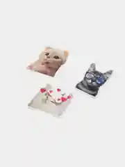 Белый набор наклеек с кошками, стикеры котики и лапки, детские, для девочек, 50 штук