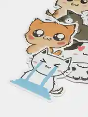 Коралловый набор наклеек с кошками, стикеры котики и лапки, детские, для девочек, 50 штук