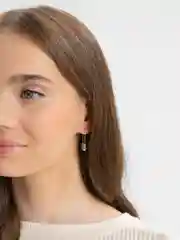Серебряный серьги женские "Булавки" на Новый год