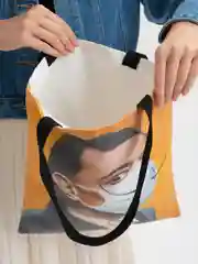 Белый сумка-шоппер