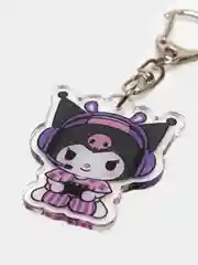 Аметистовый брелок для ключей акриловый Куроми, My Melody, Hello Kitty, двусторонний, аниме брелок