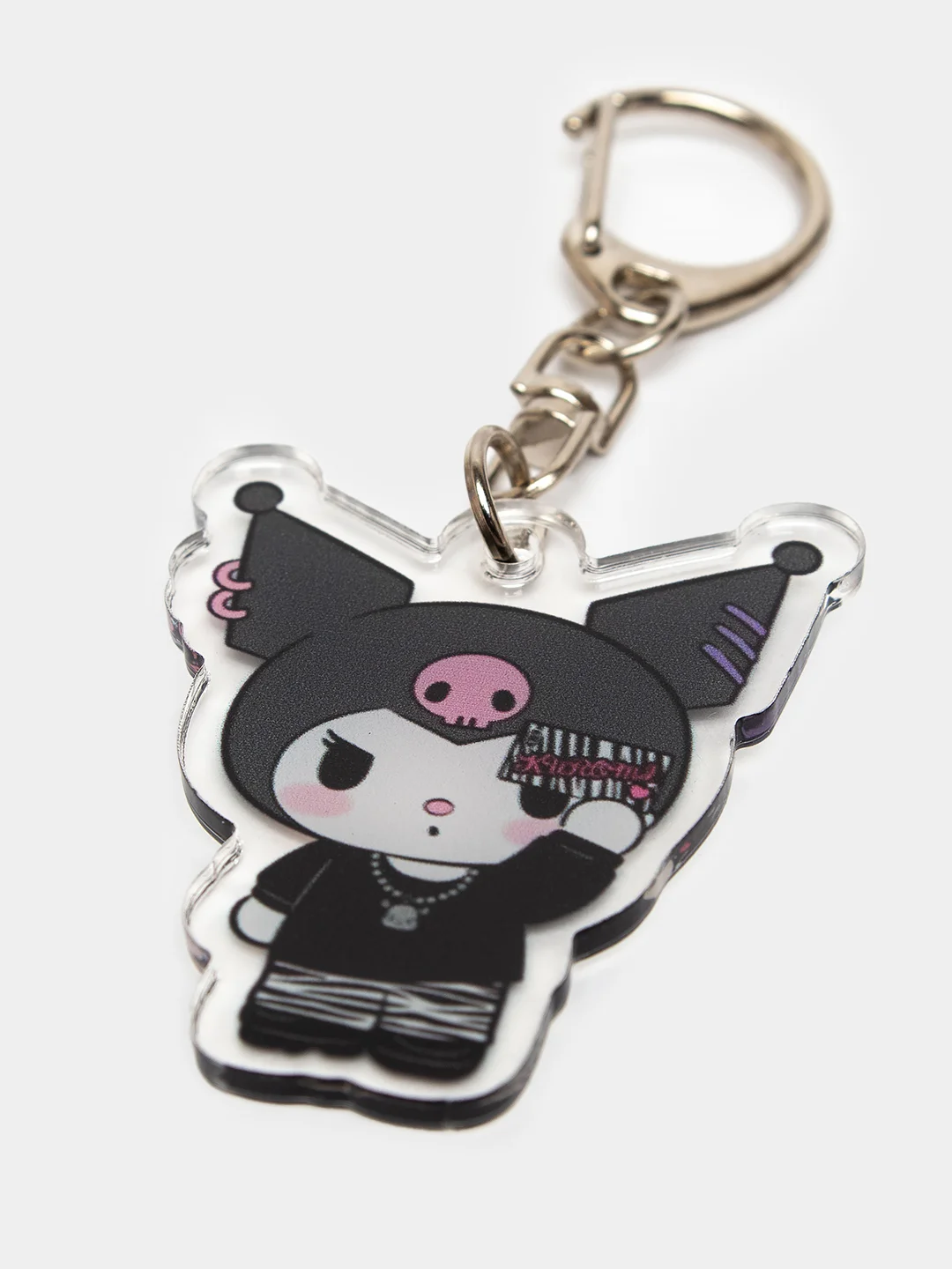 Терракотовый брелок для ключей акриловый Куроми, My Melody, Hello Kitty, двусторонний, аниме брелок