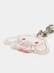 Белый брелок для ключей акриловый Куроми, My Melody, Hello Kitty, двусторонний, аниме брелок