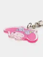 Розовый брелок для ключей акриловый Куроми, My Melody, Hello Kitty, двусторонний, аниме брелок