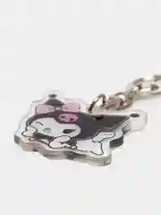 Черный брелок для ключей акриловый Куроми, My Melody, Hello Kitty, двусторонний, аниме брелок