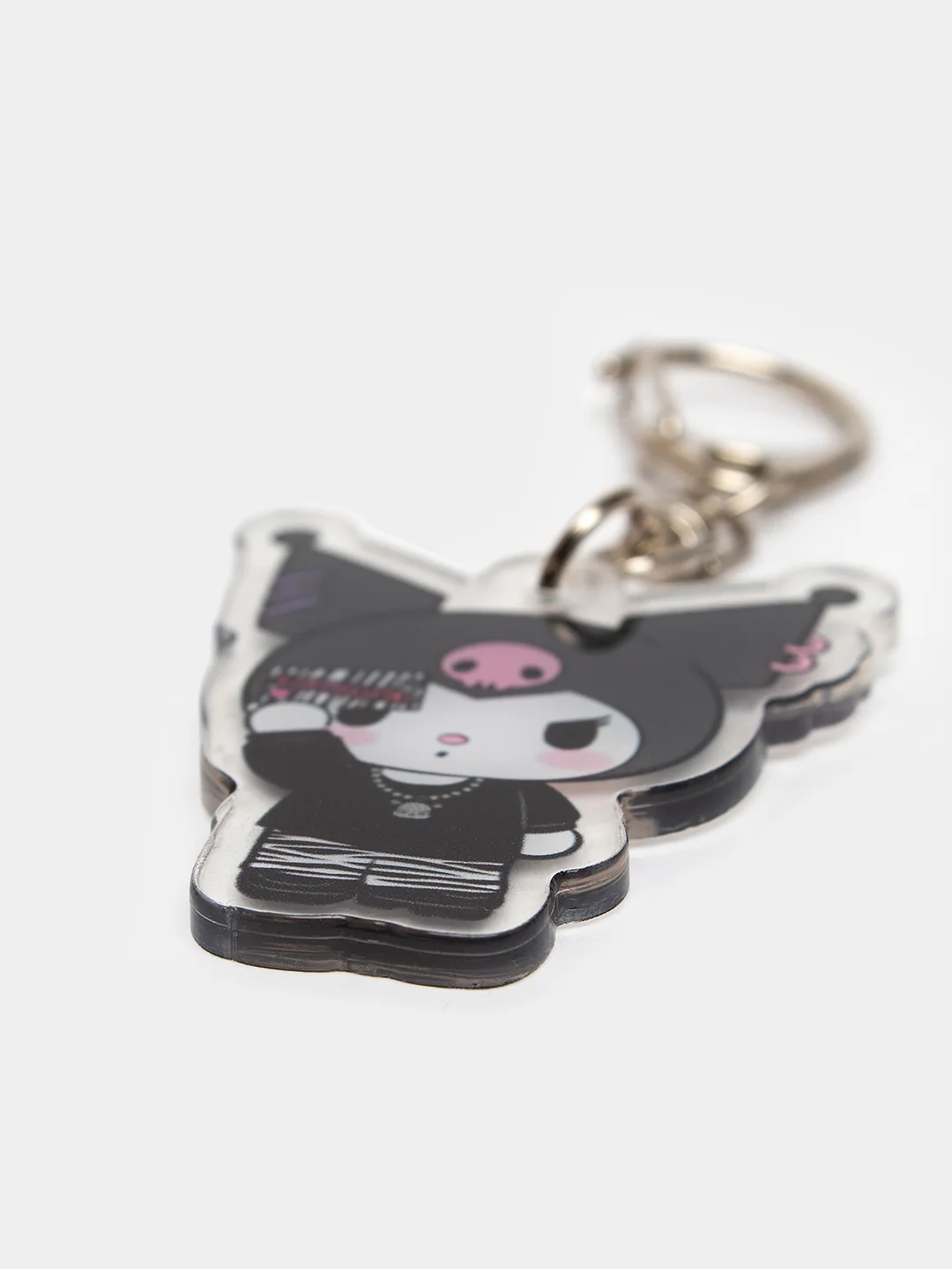 Терракотовый брелок для ключей акриловый Куроми, My Melody, Hello Kitty, двусторонний, аниме брелок