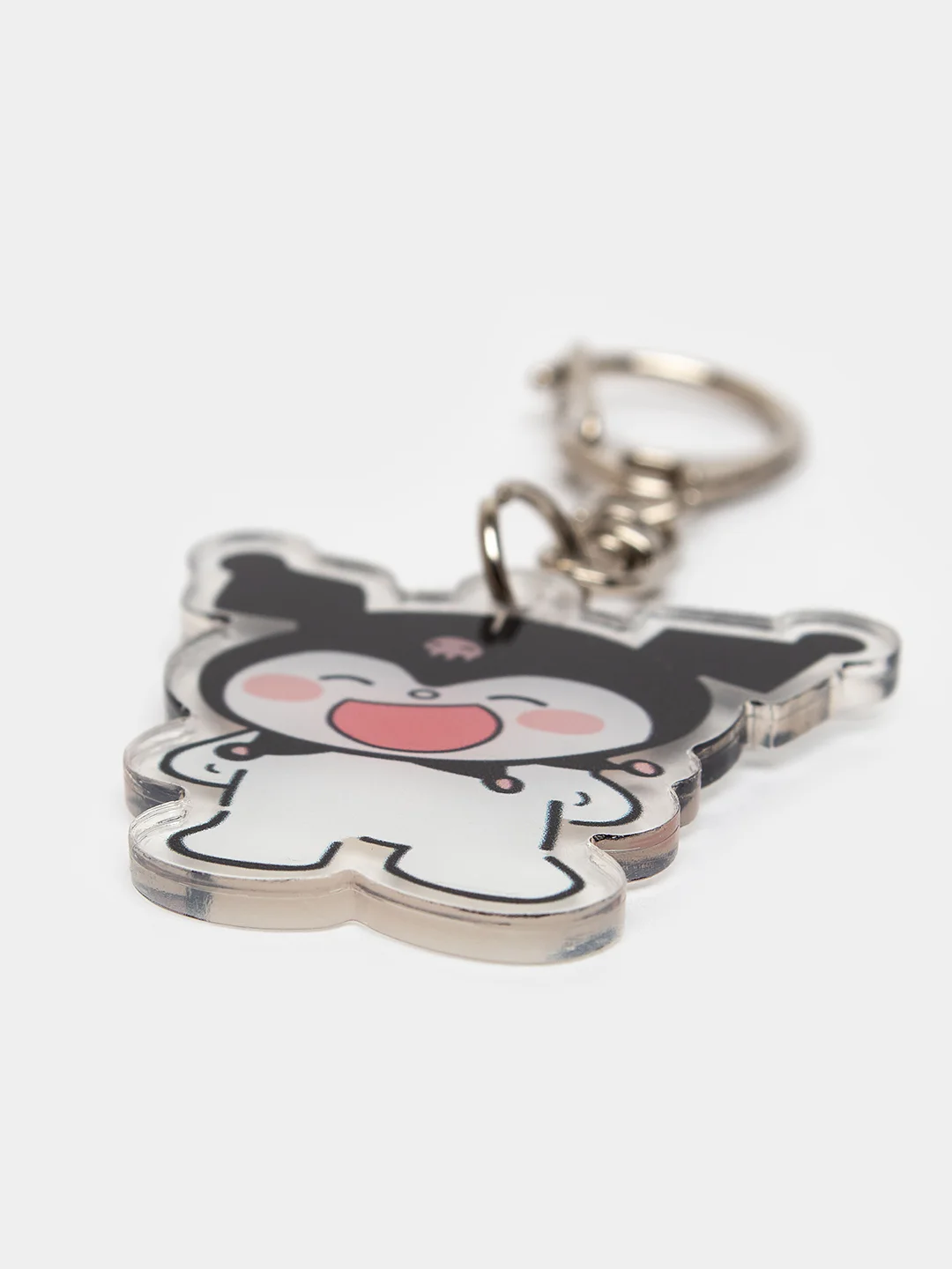 Угольный брелок для ключей акриловый Куроми, My Melody, Hello Kitty, двусторонний, аниме брелок