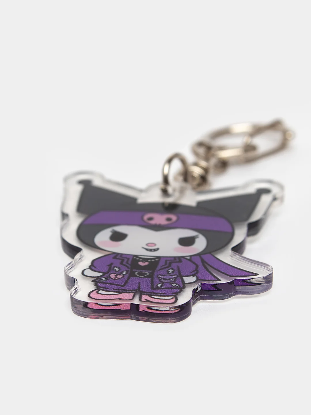 Слоновая кость брелок для ключей акриловый Куроми, My Melody, Hello Kitty, двусторонний, аниме брелок