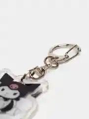 Тёмно-коричневый брелок для ключей акриловый Куроми, My Melody, Hello Kitty, двусторонний, аниме брелок