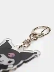Синий меланж брелок для ключей акриловый Куроми, My Melody, Hello Kitty, двусторонний, аниме брелок