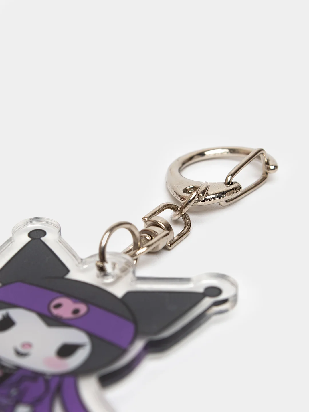 Слоновая кость брелок для ключей акриловый Куроми, My Melody, Hello Kitty, двусторонний, аниме брелок