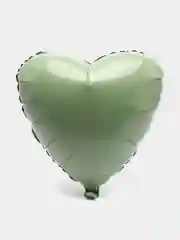 Шар фольгированный Олива, сердце, 50 см, 19"