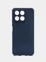Темно-синий чехол силиконовый для Huawei Honor X8a (Хуавей Хонор Х8а) Silicone Cover