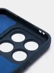 Синий чехол силиконовый для Huawei Honor X8a (Хуавей Хонор Х8а) Silicone Cover