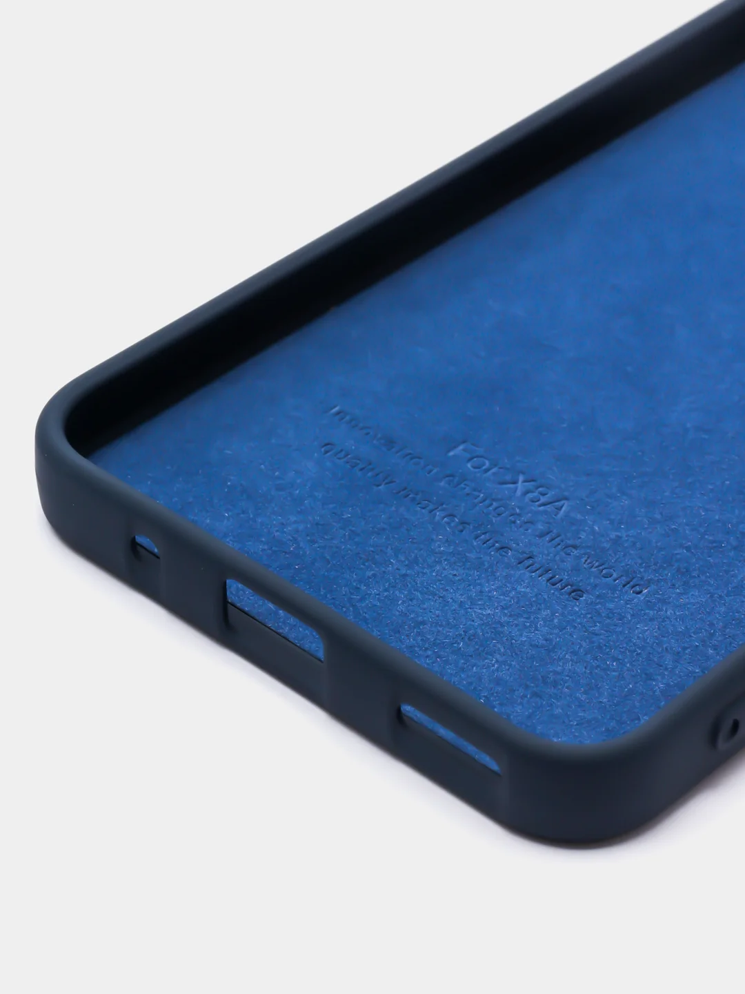 Синий чехол силиконовый для Huawei Honor X8a (Хуавей Хонор Х8а) Silicone Cover