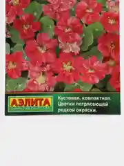 Настурция "Джевел черри роуз" махровая, семена, цветы
