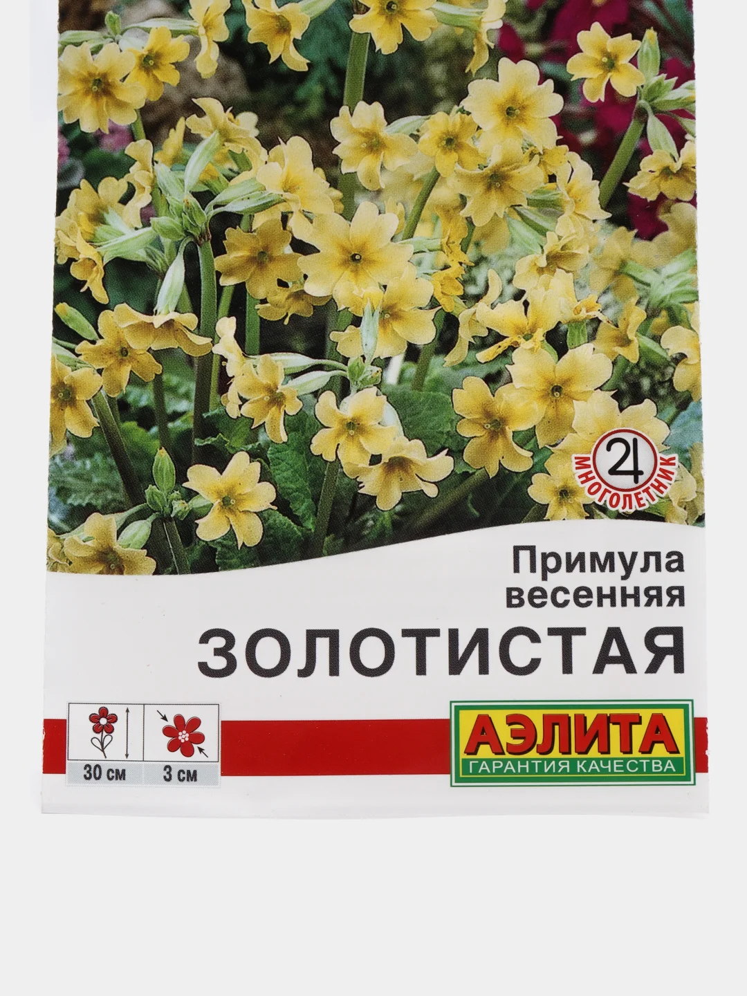 Примула весенняя "Золотистая" (семена, цветы)