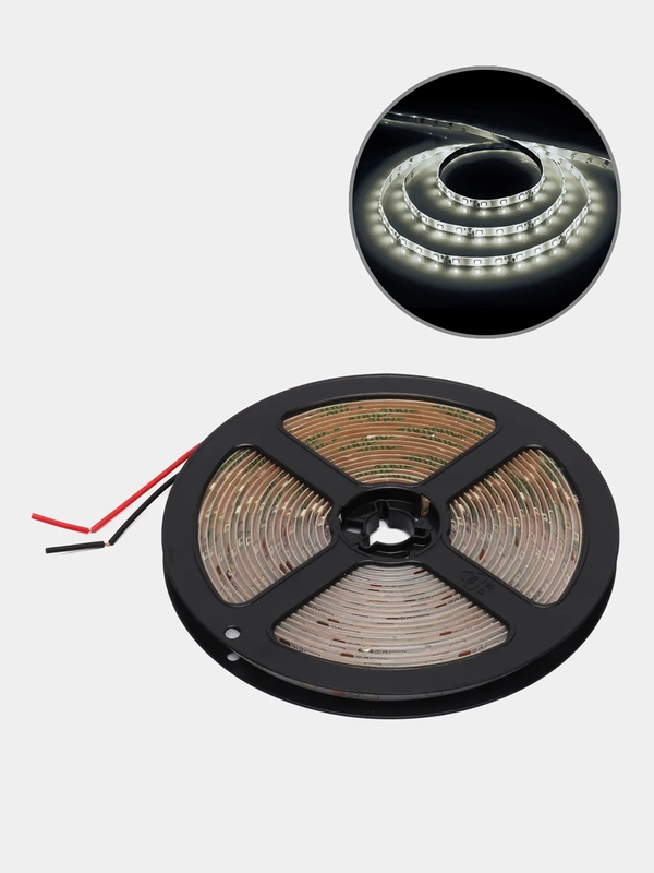 Лента светодиодная, 60SMD(2835)/m 4.8W/m 12V IP65 5m, 4000К, LS604