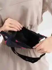 Розовый спортивная поясная сумка через плечо на карабине унисекс
