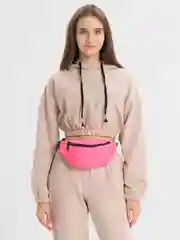 Розовый поясная сумка, через плечо, унисекс